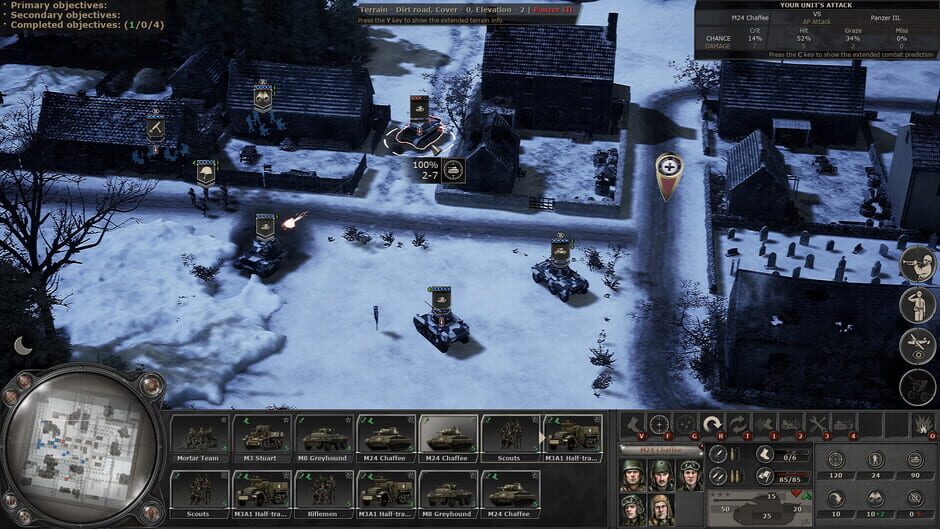 Headquarters: World War II - Ardennes Screenshot