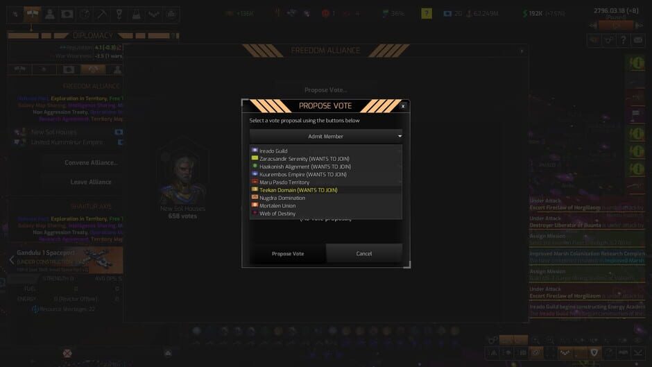 Distant Worlds 2: Return of the Shakturi Screenshot