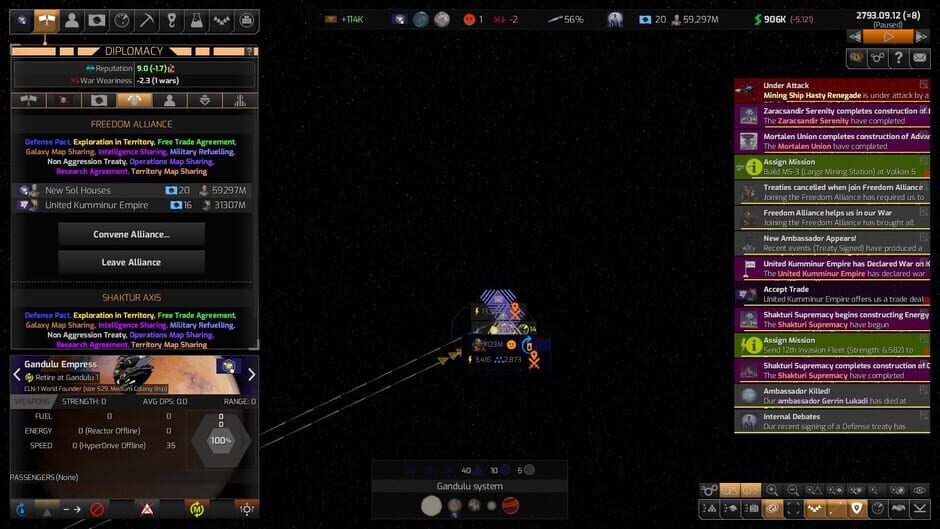 Distant Worlds 2: Return of the Shakturi Screenshot