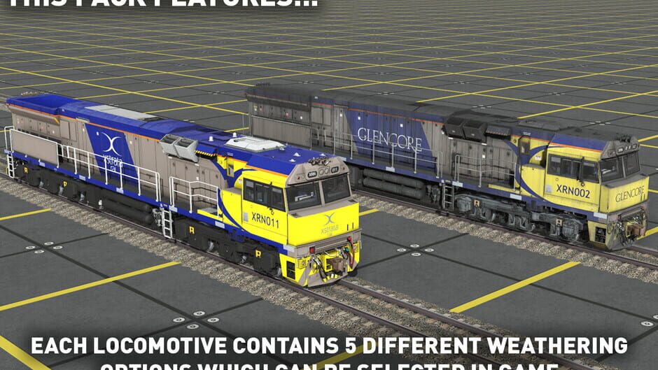 Trainz 2019: C44aci Locomotive - Xstrata/Glencore Pack Screenshot