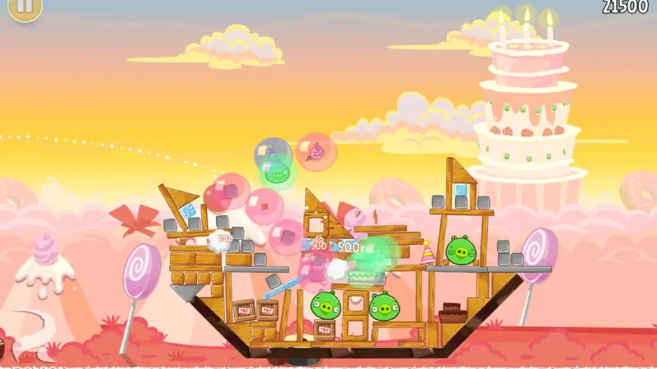 Angry Birds, captura de tela 1