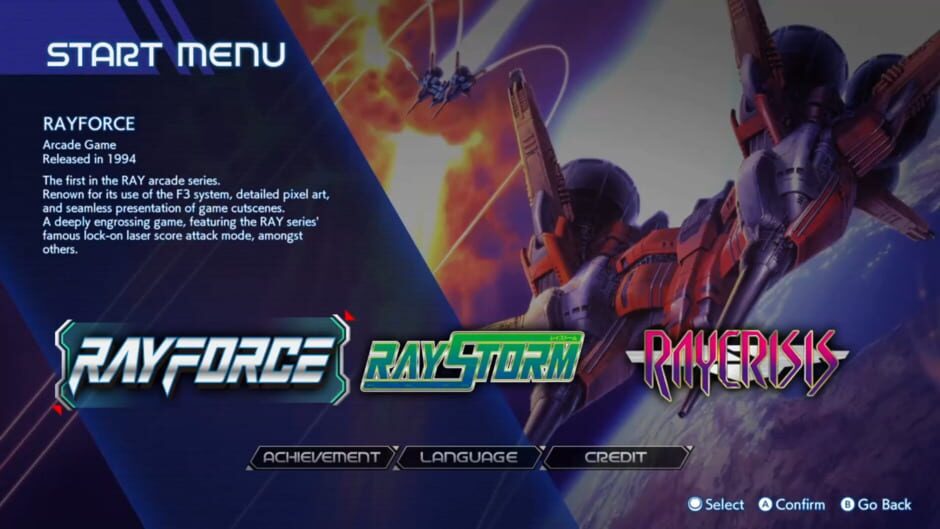 สกรีนช็อตจาก Ray'z Arcade Chronology: Special Limited Edition (รูปที่ 4)