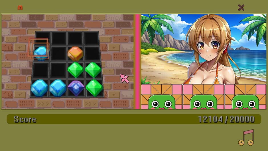 สกรีนช็อตจาก Waifu Simulator: Beach Edition (รูปที่ 4)