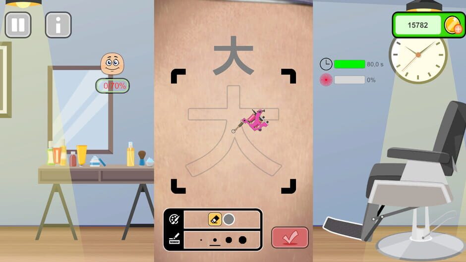 สกรีนช็อตจาก Tattoo Studio Simulator (รูปที่ 5)