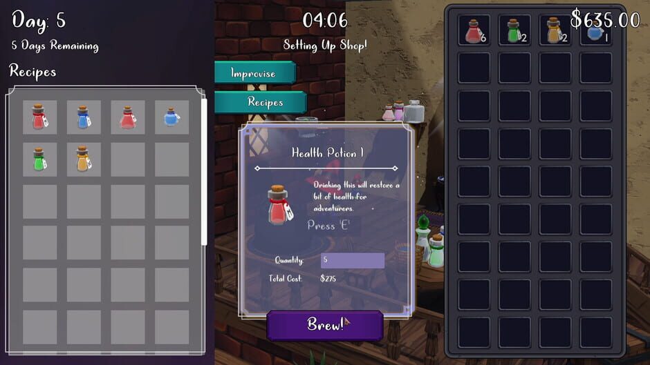Potion Shopkeeper Simulator Screenshot