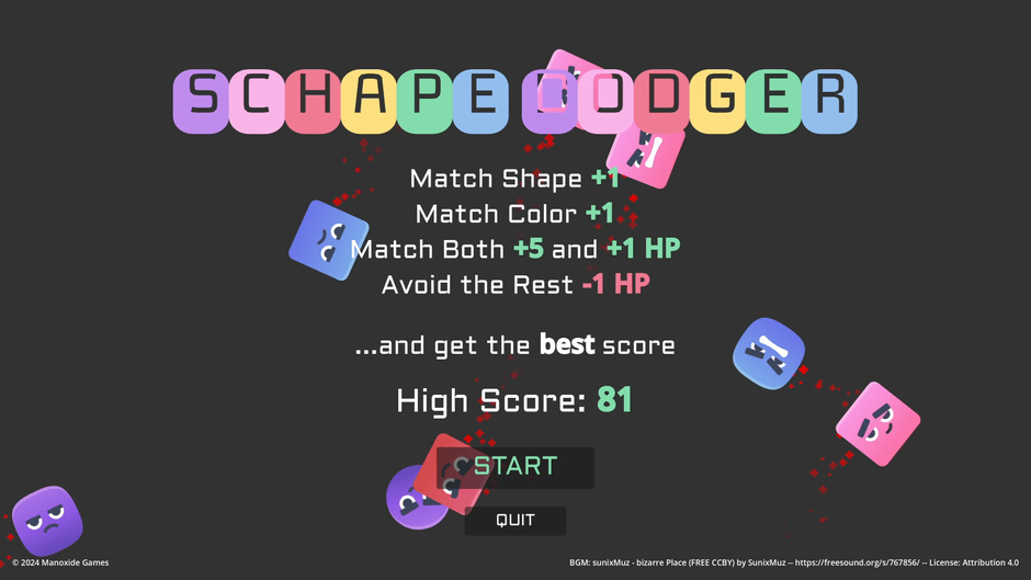 Schape Dodger Screenshot