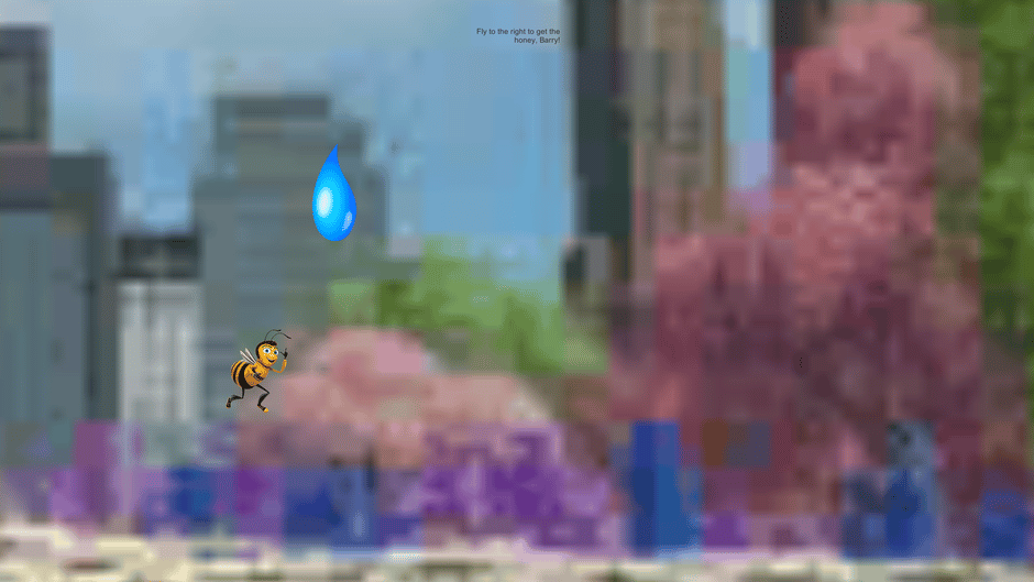 A Bee Movie Game But Every Time You Beat It It Gets Faster Screenshot
