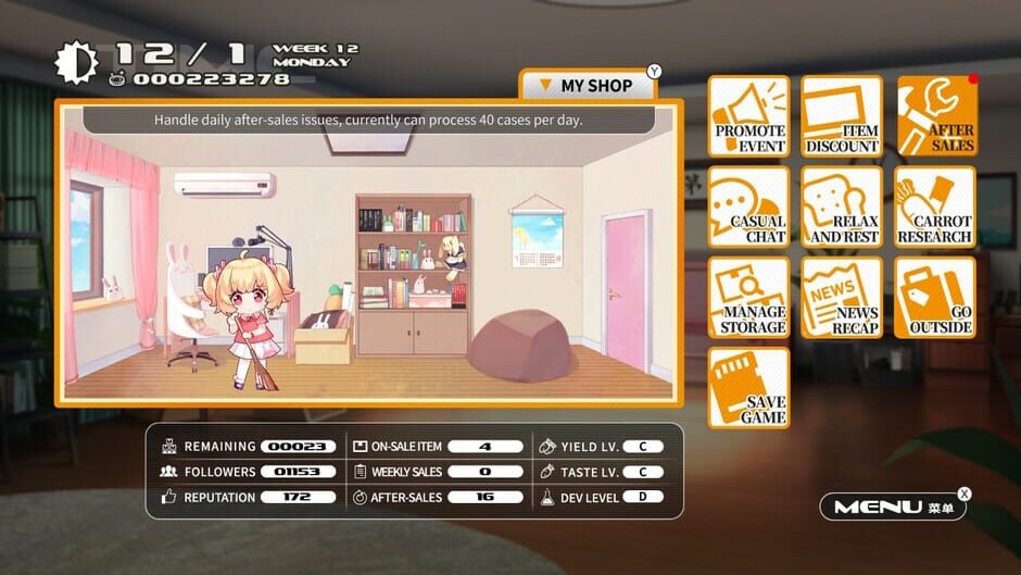 Bunny E-shop Screenshot