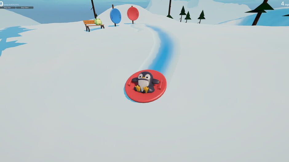 Sledding Game screenshot 2