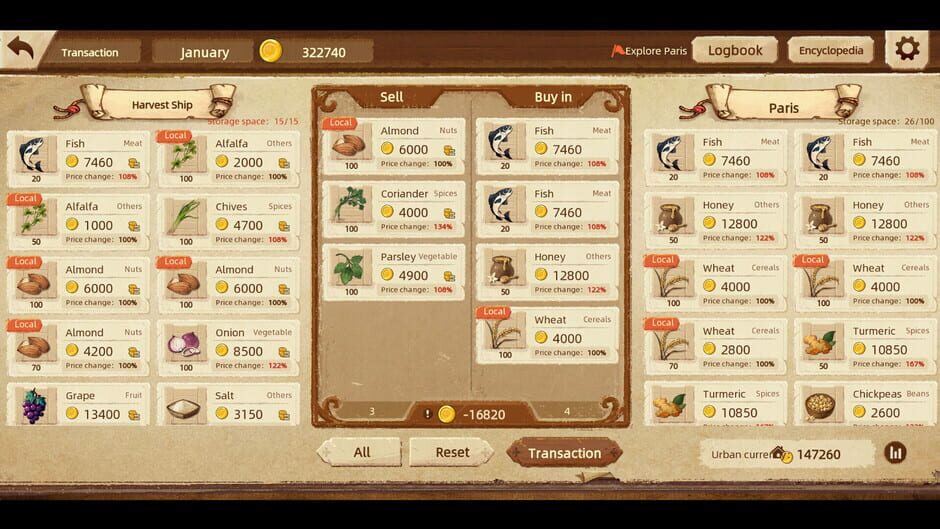 The Road To Harvest: Food From Across The Ocean Screenshot