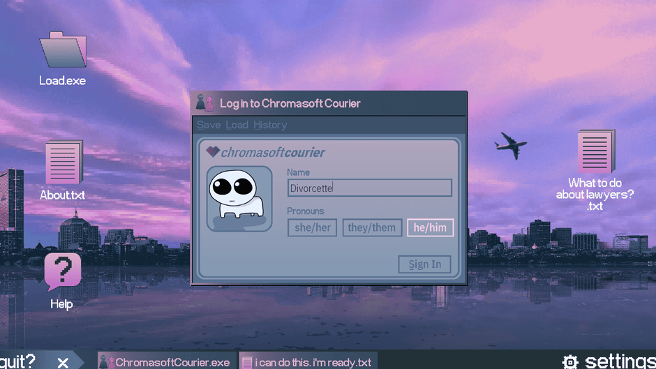 Divorce Chatroom Screenshot
