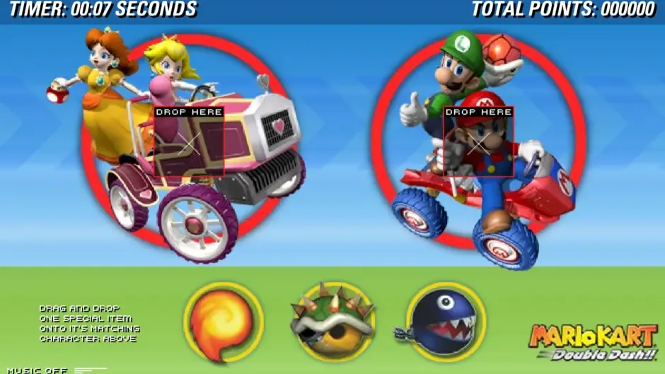 Mario Kart: Double Dash!! Matching Game screenshot