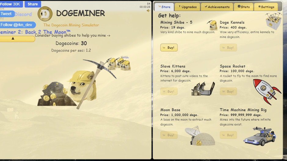 Dogeminer Screenshot