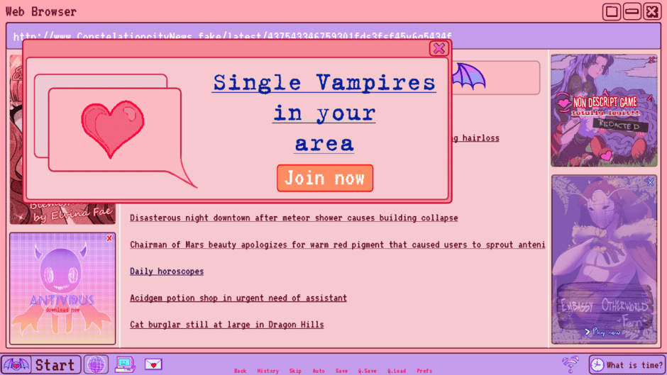 Vampires in your area Screenshot