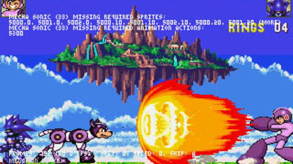 Sonic vs. Mega Man screenshot