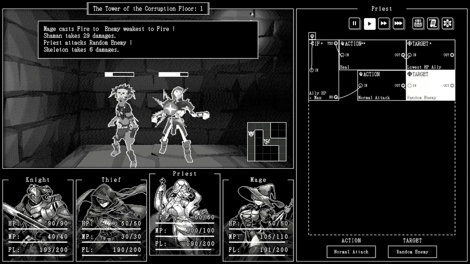 Кадър от Dungeon Automata