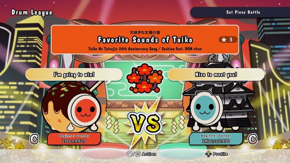 Taiko no Tatsujin: Rhythm Festival - The Setlist Edition Screenshot