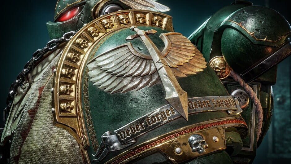 สกรีนช็อตจาก Warhammer 40,000: Space Marine II - Dark Angels Chapter Pack (รูปที่ 8)