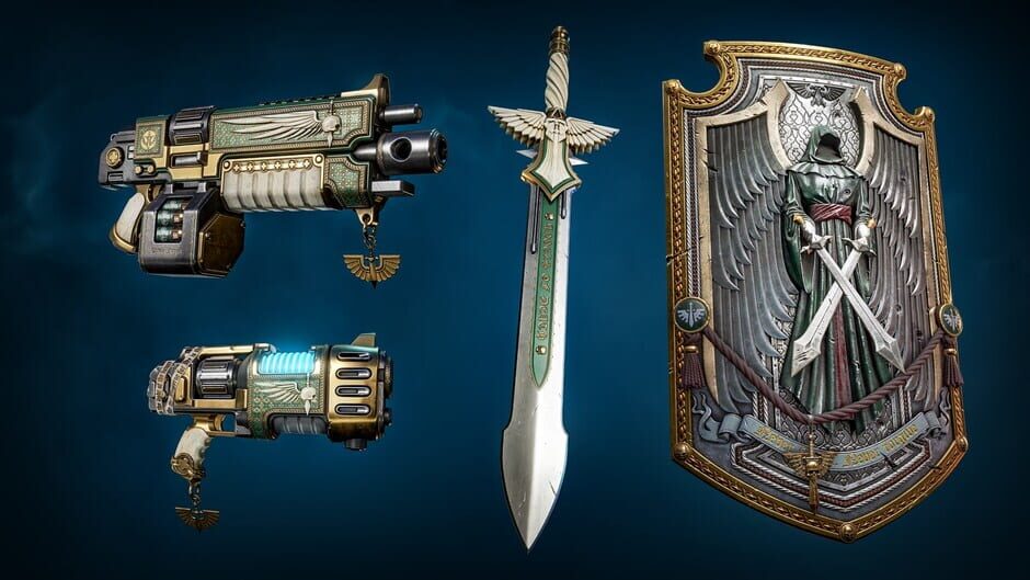 สกรีนช็อตจาก Warhammer 40,000: Space Marine II - Dark Angels Chapter Pack (รูปที่ 10)