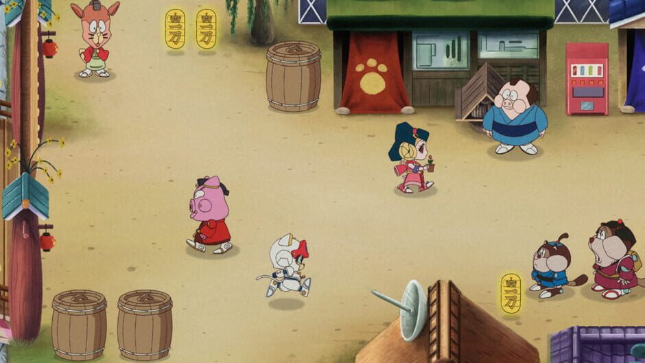 Screenshot Samurai Pizza Cats: Blast from the Past!