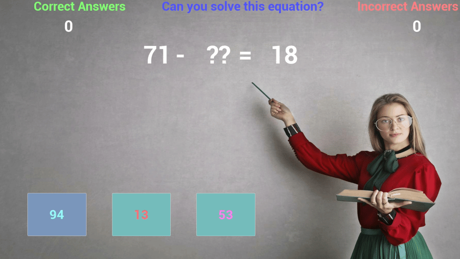 Math Genius: Subtraction Screenshot