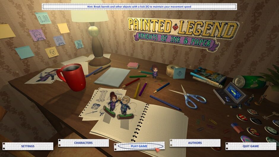 Painted Legend: Knights of Ink & Paper Screenshot