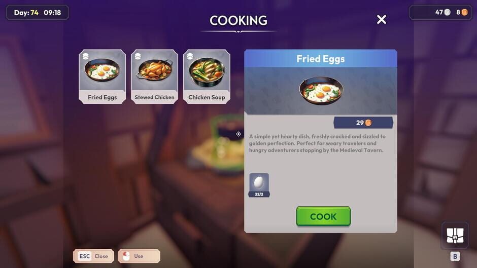 สกรีนช็อตจาก The Tavern Tales: Medieval Simulator (รูปที่ 4)