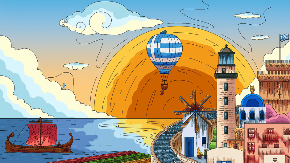 100 Greece Cats Screenshot