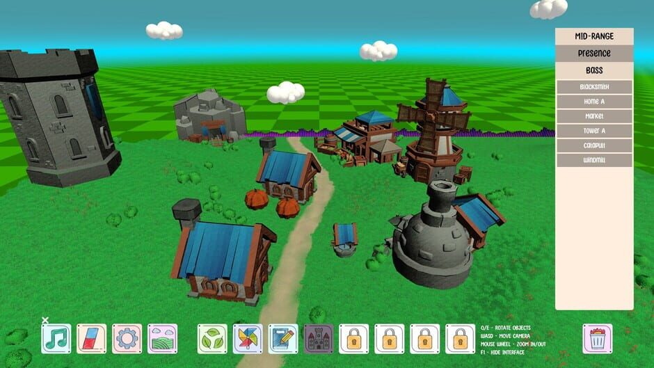 สกรีนช็อตจาก Rhythm Town: Music Visualizer (รูปที่ 3)