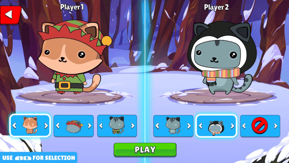 Kitten's Head Football: Winter Edition Screenshot