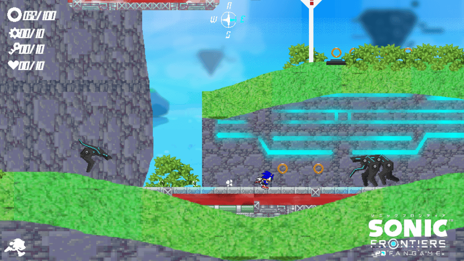 Sonic Frontiers 2D Screenshot