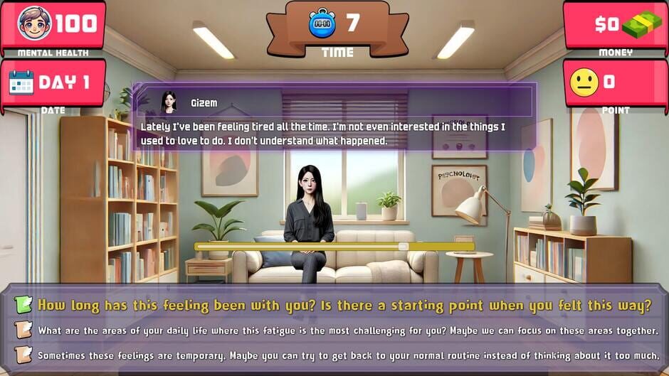 Therapist Simulator Screenshot