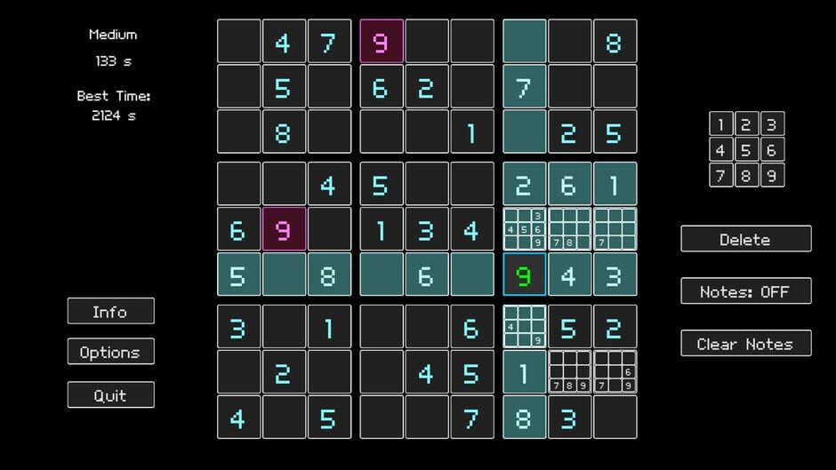 Simple Sudoku screenshot