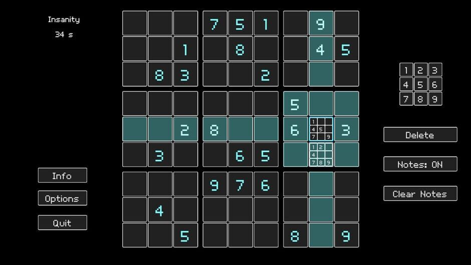 Simple Sudoku screenshot