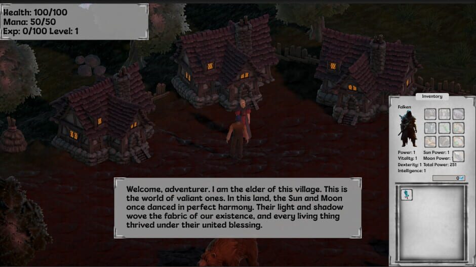 สกรีนช็อตจาก Valient Worlds: Adventure of Falken (รูปที่ 4)