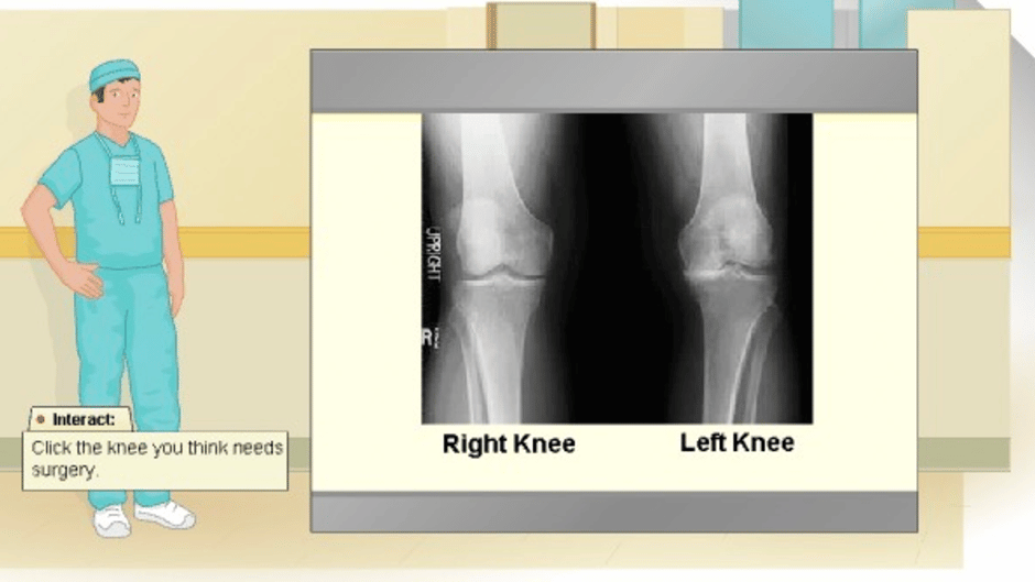 Virtual Knee Surgery Screenshot