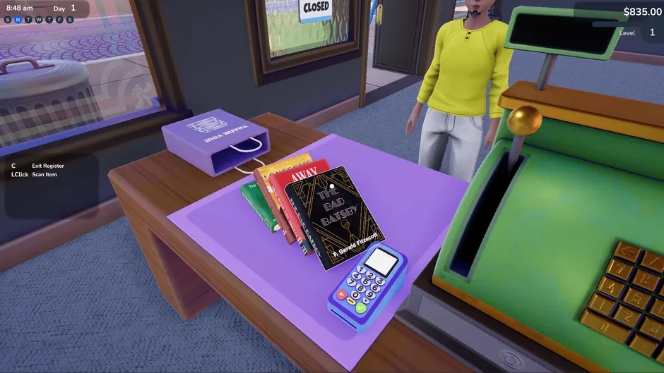 Кадър от Bookshop Simulator