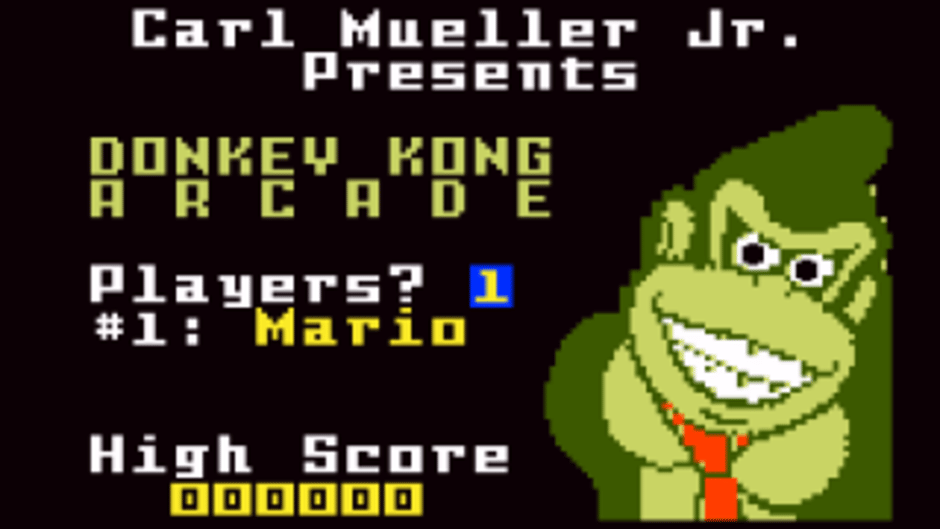 Donkey Kong Arcade Screenshot