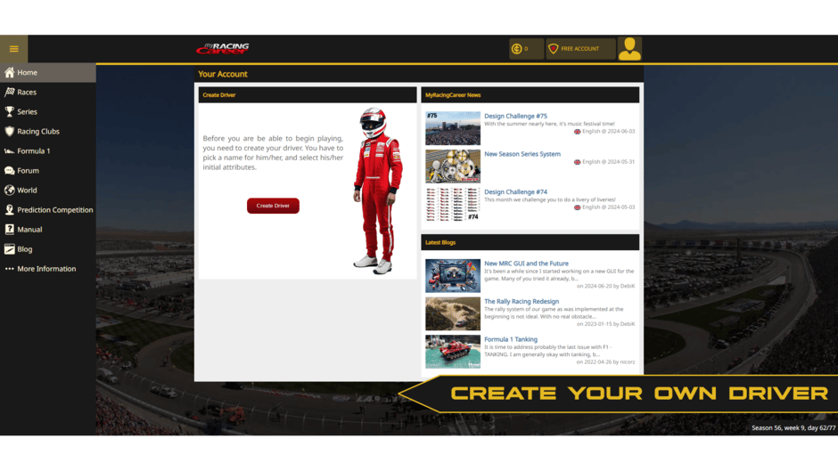 My Racing Career Screenshot