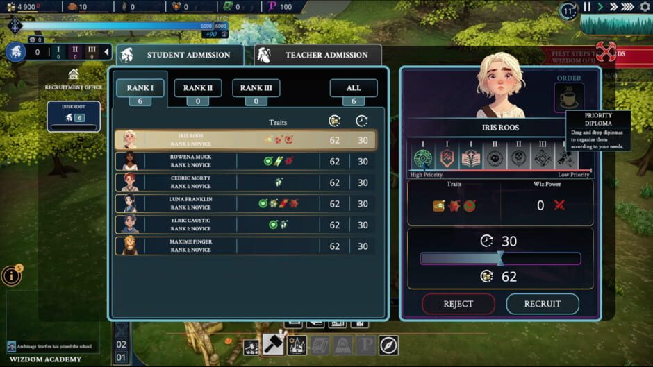 Screenshot Wizdom Academy