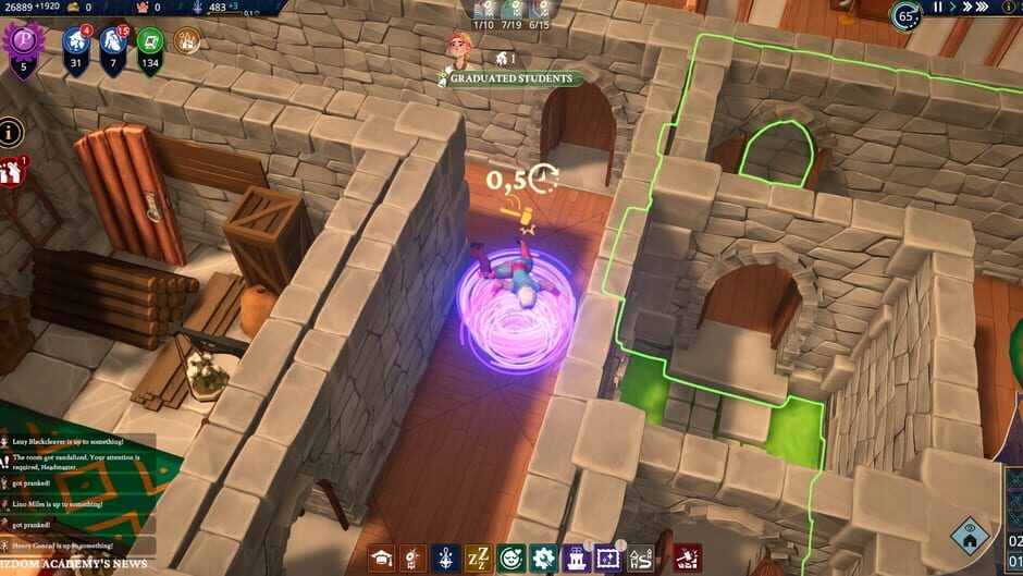 Screenshot Wizdom Academy