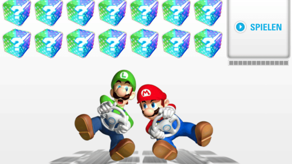 Mario Kart Wii Item-matching Game Screenshot