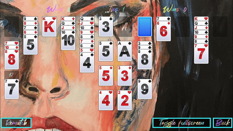 Gudrun's Solitaire Duel Screenshot