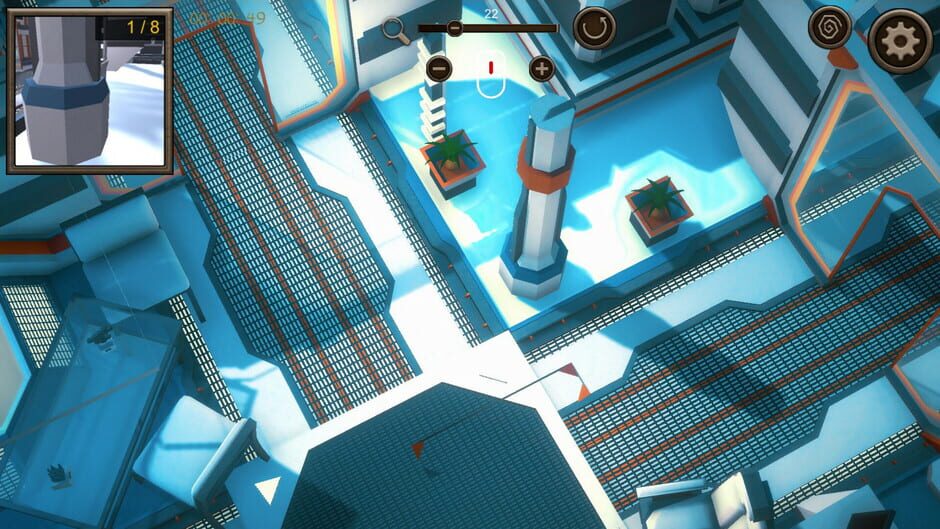 Hidden Space Station Top-Down 3D Screenshot