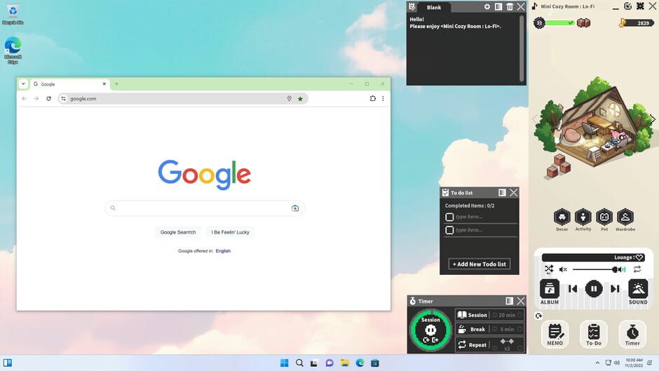 Mini Cozy Room: Lo-Fi Screenshot