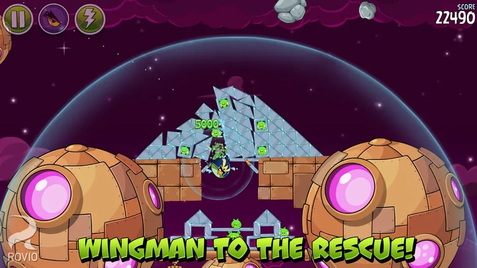 Angry Birds Space, captura de tela 4