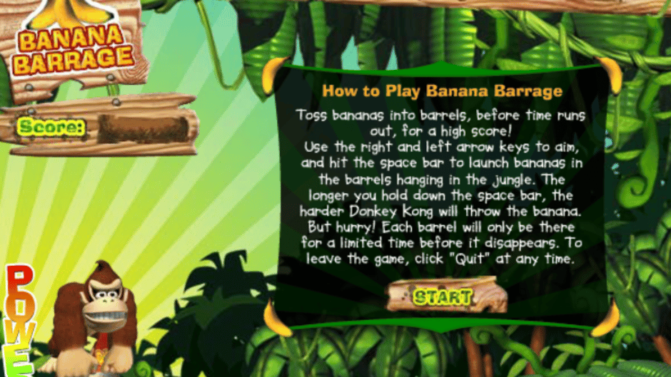 Banana Barrage Screenshot