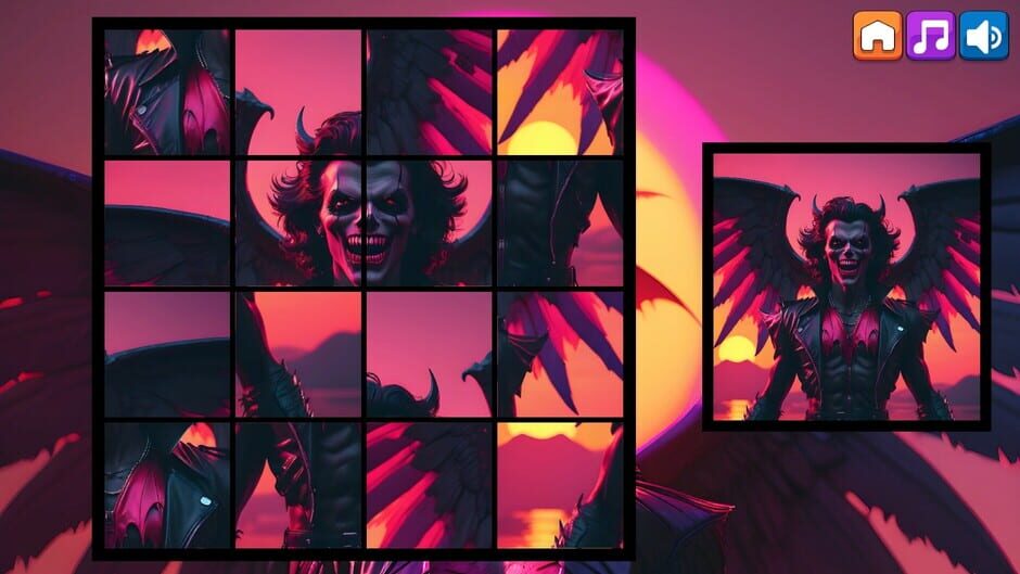 สกรีนช็อตจาก OG Puzzlers: Synthwave Vampires (รูปที่ 3)