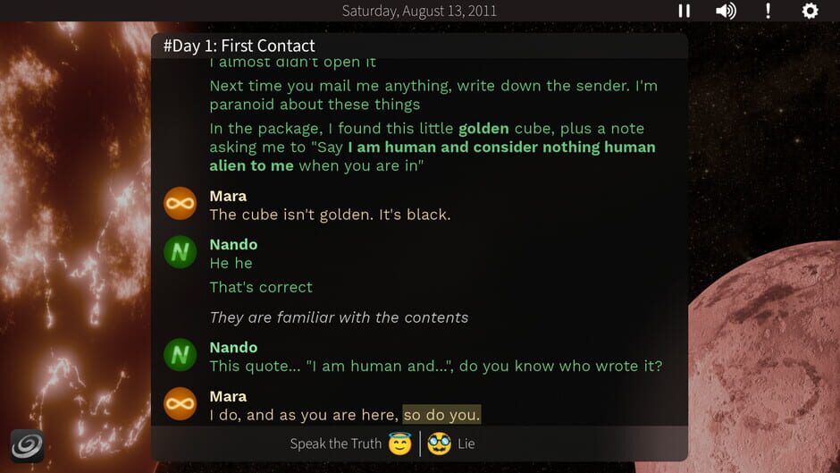 Outsider screenshot