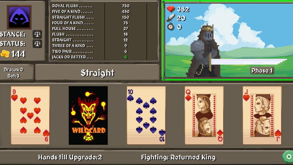 สกรีนช็อตจาก Video Poker Rogue (รูปที่ 3)